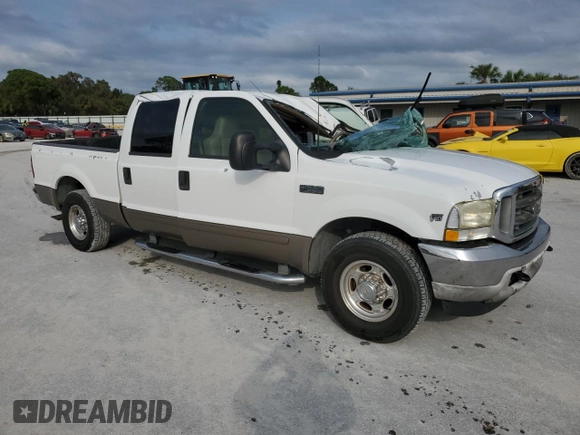 2002 Ford F-250 XL with VIN 1FTNW20S32EA38538, listed as a Copart auction lot 76174884 with 203,007 mi miles and Non Repairable. Bid and sale history available at DreamBid. Image 4.