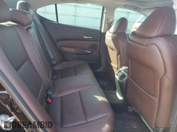 2017 Acura TLX V6 w/Advance Pkg with VIN 19UUB2F79HA005796, listed as a Copart auction lot 80419264 with 107,797 mi miles and Salvage title. Bid and sale history available at DreamBid. Image 10.