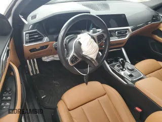 2023 BMW 4 Series 430i xDrive z VIN WBA73AV08PFM91846, wystawiony jako Copart lot #55291695 z przebiegiem Nie podano mil oraz Szkoda całkowita • Salvage title. Historia ofert i sprzedaży dostępna na DreamBid. Obrazek 8.