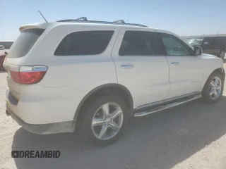2012 Dodge Durango Citadel with VIN 1C4SDHET5CC361242, listed as a Copart auction lot 49606435 with 118,435 mi miles and Salvage title. Bid and sale history available at DreamBid. Image 3.