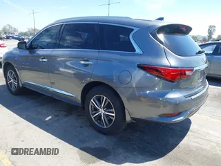 2018 Infiniti QX60 with VIN 5N1DL0MN8JC517525, listed as a IAAI auction lot 41993307 with 38,130 mi miles and . Bid and sale history available at DreamBid. Image 3.