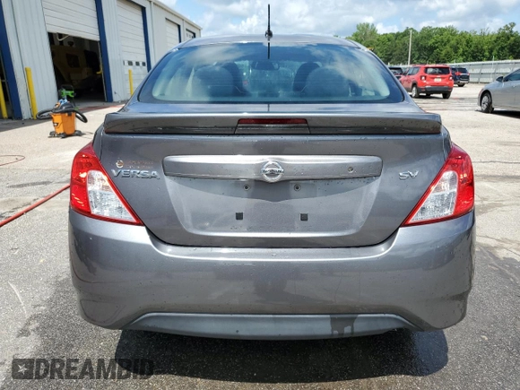 2017 Nissan Versa SV with VIN 3N1CN7AP5HL868242, listed as a Copart auction lot 60839025 with 39,965 mi miles and Salvage title. Bid and sale history available at DreamBid. Image 6.