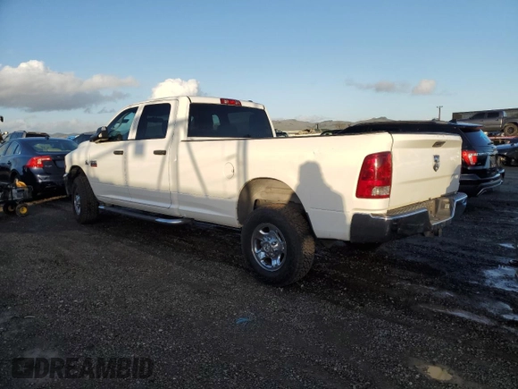 2012 Ram 2500 ST with VIN 3C6UD5HL9CG226062, listed as a Copart auction lot 41525635 with 78,086 mi miles and Salvage Title. Bid and sale history available at carsss.com. Image 2.