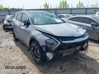 2024 Kia Sportage SX-Prestige with VIN 5XYK53DF5RG172560, listed as a IAAI auction lot 42180200 with 30,246 mi miles and . Bid and sale history available at DreamBid. Image 1.
