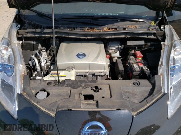 2015 Nissan LEAF SV with VIN 1N4AZ0CP1FC308097, listed as a Copart auction lot 65746053 with 47,487 mi miles. Bid and sale history available at carsss.com. Image 11.