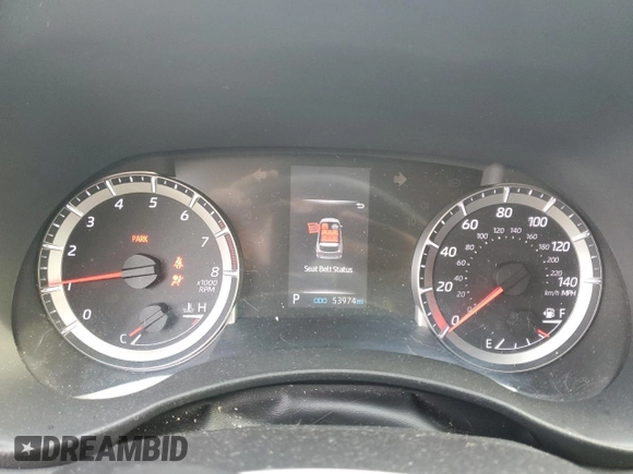 2020 Toyota Highlander L with VIN 5TDCZRAH2LS504059, listed as a Copart auction lot 54101495 with 53,974 mi miles and Salvage title. Bid and sale history available at DreamBid. Image 9.