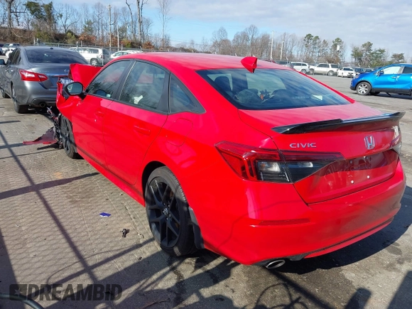 2024 Honda Civic Si z VIN 2HGFE1E56RH475619, wystawiony jako IAAI lot #41226918 z przebiegiem Nie podano mil oraz . Historia ofert i sprzedaży dostępna na DreamBid. Obrazek 3.