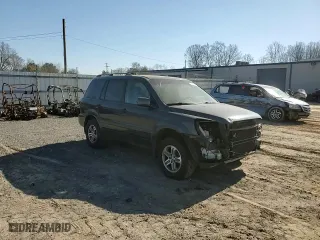2003 Honda Pilot EX with VIN 2HKYF18623H596817, listed as a Copart auction lot 46070775 with 256,451 mi miles and Salvage Title. Bid and sale history available at carsss.com. Image 12.
