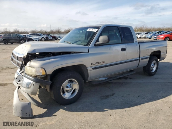 1999 Dodge Ram 1500 with VIN 1B7HC13Z4XJ609364, listed as a Copart auction lot 86436714 with 203,871 mi miles and Salvage Title. Bid and sale history available at carsss.com. Image 1.
