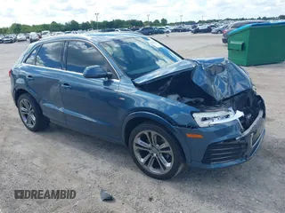 2016 Audi Q3 Prestige z VIN WA1FFCFS9GR024848, wystawiony jako IAAI lot #39460196 z przebiegiem 105 481 mil mil oraz . Historia ofert i sprzedaży dostępna na DreamBid. Obrazek 1.