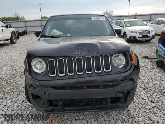 2018 Jeep Renegade Sport с VIN ZACCJBAH7JPH40618, выставлен на аукционе Copart как лот 55832695 с пробегом 34 869 миль миль и Списание • Salvage title. История ставок и продаж доступна на DreamBid. Изображение 5.