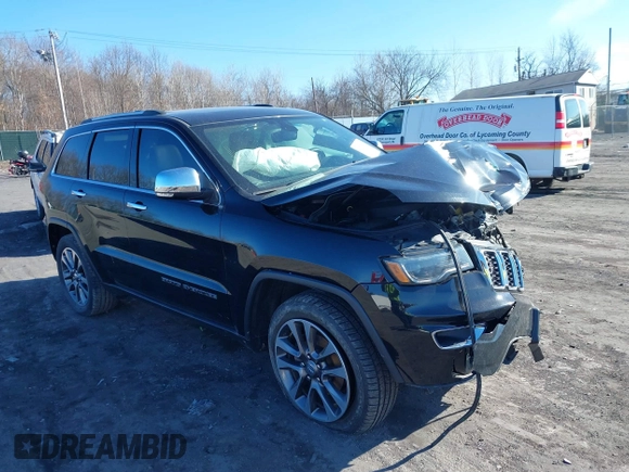 2018 Jeep Grand Cherokee Limited with VIN 1C4RJFBG7JC344314, listed as a IAAI auction lot 41737144 with 108,839 mi miles and . Bid and sale history available at DreamBid. Image 1.