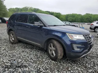 2017 Ford Explorer XLT with VIN 1FM5K8D85HGA83468, listed as a Copart auction lot 57416305 with 63,063 mi miles and Salvage title. Bid and sale history available at DreamBid. Image 4.