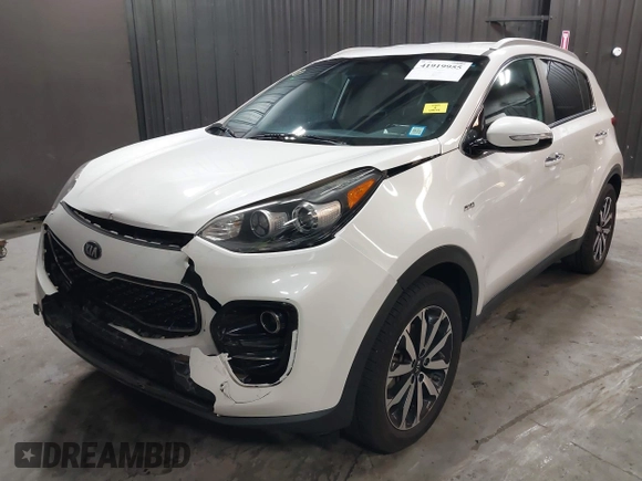 2019 Kia Sportage EX with VIN KNDPNCACXK7571757, listed as a IAAI auction lot 41919955 with 80,895 mi miles. Bid and sale history available at carsss.com. Image 18.