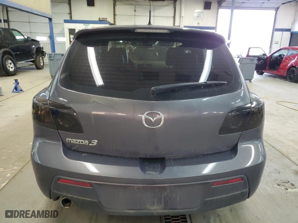 2008 Mazda Mazda3 s Sport with VIN JM1BK343281810552, listed as a Copart auction lot 88237805 with 122,645 mi miles and Salvage Title. Bid and sale history available at carsss.com. Image 6.