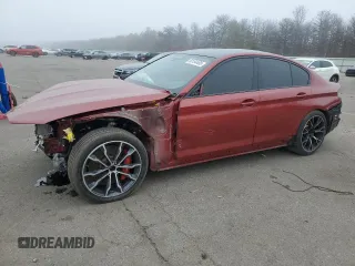 2021 BMW M5 with VIN WBS83CH03MCG00754, listed as a Copart auction lot 50154465 with 34,540 mi miles and Salvage Title. Bid and sale history available at carsss.com. Image 1.