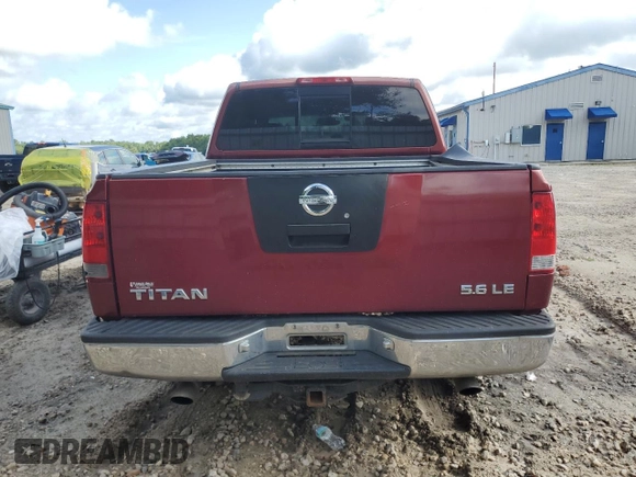 2004 Nissan Titan LE with VIN 1N6AA07AX4N557455, listed as a Copart auction lot 60488815 with 294,544 mi miles and Non repairable. Bid and sale history available at DreamBid. Image 6.