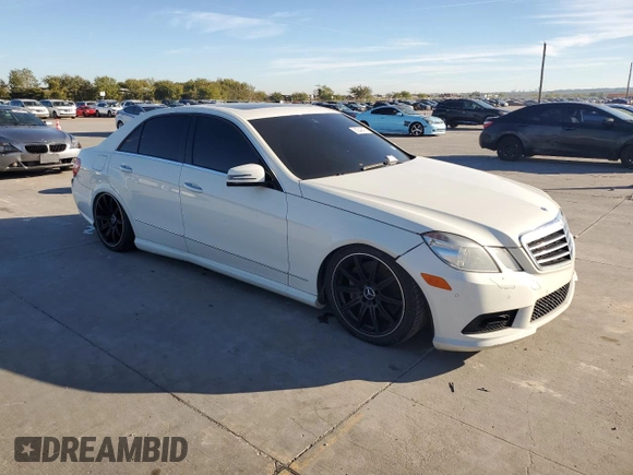 2011 Mercedes-Benz E 550 Luxury with VIN WDDHF7CB4BA279575, listed as a Copart auction lot 80548474 with 4,159 mi miles and Clean Title. Bid and sale history available at DreamBid. Image 4.