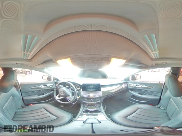2016 Mercedes-Benz CLS 400 with VIN WDDLJ6FB7GA169514, listed as a Copart auction lot 55976445 with 64,213 mi miles and Salvage title. Bid and sale history available at DreamBid. Image 14.