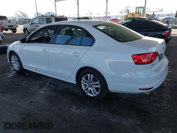 2015 Volkswagen Jetta Sedan 2.0L S with VIN 3VW2K7AJ3FM253125, listed as a IAAI auction lot 41535632 with 103,953 mi miles. Bid and sale history available at carsss.com. Image 3.