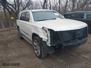 2015 Cadillac Escalade Premium with VIN 1GYS4CKJ0FR296009, listed as a IAAI auction lot 41168793 with 176,073 mi miles. Bid and sale history available at carsss.com. Image 1.