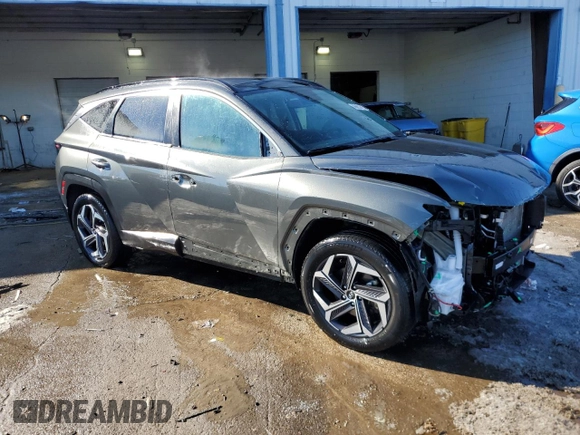2024 Hyundai Tucson SEL Convenience with VIN KM8JCCD17RU150883, listed as a Copart auction lot 45993615 with 48,390 mi miles and Salvage Title. Bid and sale history available at carsss.com. Image 4.