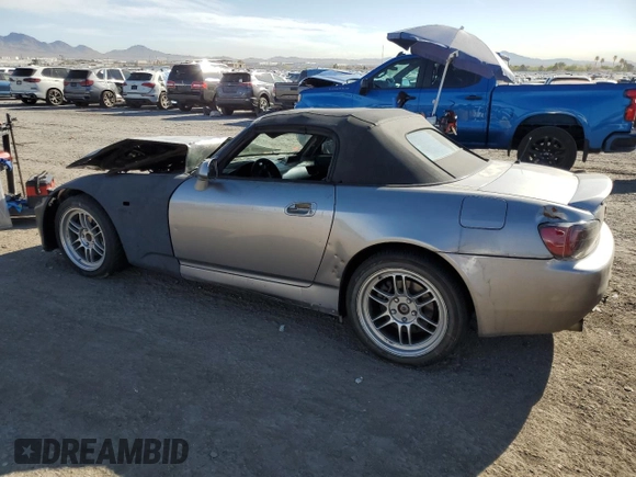 2000 Honda S2000 с VIN JHMAP1148YT001901, выставлен на аукционе Copart как лот 50830685 с пробегом 168 937 миль миль и Списание • Salvage title. История ставок и продаж доступна на DreamBid. Изображение 2.