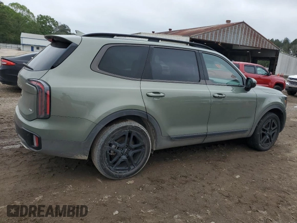 2024 Kia Telluride EX X-Line z VIN 5XYP3DGC2RG534931, wystawiony jako Copart lot #51492545 z przebiegiem 12 340 mil mil oraz Szkody całkowita. Historia ofert i sprzedaży dostępna na DreamBid. Obrazek 3.