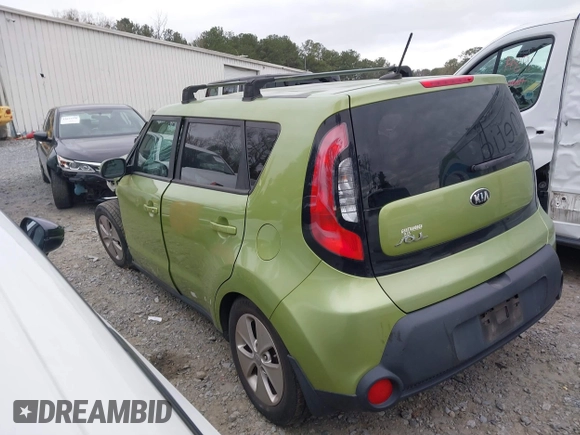 2016 Kia Soul with VIN KNDJN2A29G7871031, listed as a IAAI auction lot 41848663 with 96,498 mi miles. Bid and sale history available at carsss.com. Image 3.