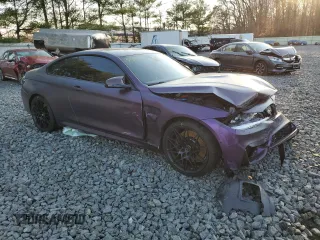 2020 BMW M4 with VIN WBS4Y9C01LFH98757, listed as a Copart auction lot 68158332 with 25,965 mi miles. Bid and sale history available at carsss.com. Image 4.