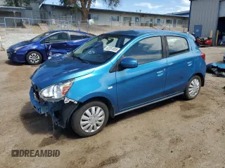 2018 Mitsubishi Mirage ES with VIN ML32A3HJ5JH008279, listed as a Copart auction lot 62351055 with 129,165 mi miles and Salvage title. Bid and sale history available at DreamBid. Image 1.