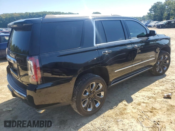 2019 GMC Yukon Denali with VIN 1GKS2CKJXKR206455, listed as a Copart auction lot 73382254 with 146,763 mi miles and Salvage Title. Bid and sale history available at carsss.com. Image 3.