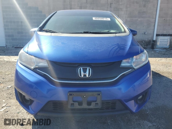 2015 Honda Fit EX-L with VIN 3HGGK5H82FM775245, listed as a Copart auction lot 46650915 with 162,307 mi miles and Clean Title. Bid and sale history available at carsss.com. Image 5.