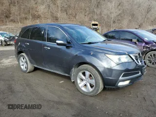 2013 Acura MDX Tech Pkg with VIN 2HNYD2H35DH517677, listed as a Copart auction lot 46614245 with 100,846 mi miles and Salvage Title. Bid and sale history available at carsss.com. Image 4.
