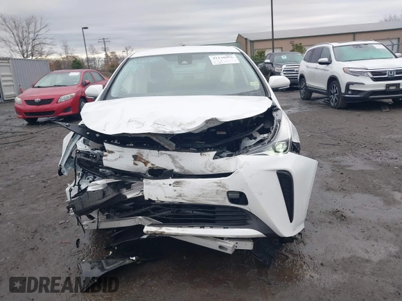 2022 Toyota Prius L Eco with VIN JTDKAMFU3N3188445, listed as a IAAI auction lot 41138076 with 25,225 mi miles and . Bid and sale history available at DreamBid. Image 13.
