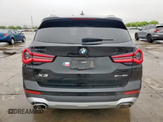 2022 BMW X3 sDrive30i with VIN 5UX43DP0XN9K72210, listed as a Copart auction lot 51233045 with 65,858 mi miles and Salvage Title. Bid and sale history available at DreamBid. Image 6.