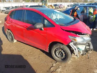 2018 Honda Fit LX with VIN 3HGGK5H44JM735416, listed as a IAAI auction lot 41635240 with 1 mi miles. Bid and sale history available at carsss.com. Image 1.