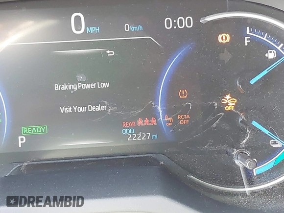 2022 Toyota RAV4 XSE with VIN JTMEB3FV8ND090664, listed as a IAAI auction lot 42465718 with 22,227 mi miles and . Bid and sale history available at DreamBid. Image 16.