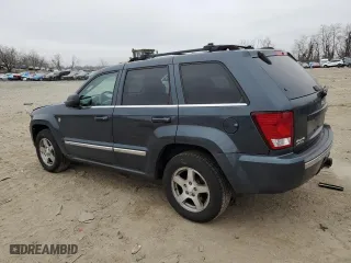 2007 Jeep Grand Cherokee Limited with VIN 1J8HR58P17C642901, listed as a Copart auction lot 48609185 with 153,195 mi miles and Salvage Title. Bid and sale history available at carsss.com. Image 2.