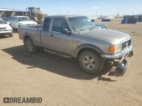 2005 Ford Ranger XLT with VIN 1FTZR45E95PA72435, listed as a Copart auction lot 52898275 with 204,545 mi miles and Salvage title. Bid and sale history available at DreamBid. Image 4.