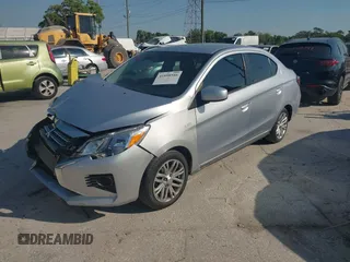2022 Mitsubishi Mirage ES z VIN ML32FUFJXNHF02043, wystawiony jako IAAI lot #41898586 z przebiegiem 52 047 mil mil oraz . Historia ofert i sprzedaży dostępna na DreamBid. Obrazek 2.