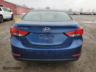 2016 Hyundai Elantra SE with VIN 5NPDH4AE1GH662002, listed as a Copart auction lot 85233514 with 144,743 mi miles and Salvage Title. Bid and sale history available at carsss.com. Image 6.