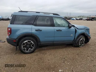 2021 Ford Bronco Sport Big Bend with VIN 3FMCR9B63MRA55875, listed as a Copart auction lot 57420925 with 55,606 mi miles and Salvage title. Bid and sale history available at DreamBid. Image 3.