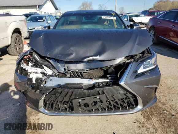 2024 Lexus ES 300h with VIN 58ADA1C15RU037046, listed as a Copart auction lot 79199074 with 18,135 mi miles and Salvage title. Bid and sale history available at DreamBid. Image 5.