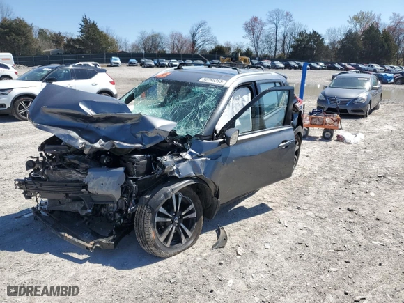 2019 Nissan Kicks SV with VIN 3N1CP5CU0KL510457, listed as a Copart auction lot 50760255 with 0 mi miles and Salvage Title. Bid and sale history available at carsss.com. Image 1.