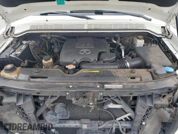 2010 Infiniti QX56 with VIN 5N3ZA0NE7AN901169, listed as a Copart auction lot 46459555 with 210,210 mi miles and Salvage Title. Bid and sale history available at DreamBid. Image 12.