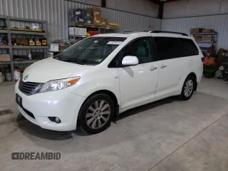 2017 Toyota Sienna XLE with VIN 5TDDZ3DC3HS188065, listed as a Copart auction lot 62600224 with 209,397 mi miles and Salvage title. Bid and sale history available at DreamBid. Image 1.