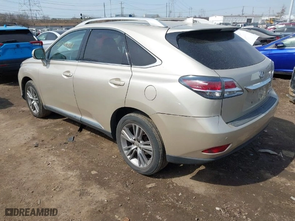 2015 Lexus RX 350 F Sport with VIN 2T2BK1BA6FC279771, listed as a IAAI auction lot 41790017 with 110,483 mi miles. Bid and sale history available at carsss.com. Image 3.