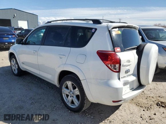 2007 Toyota RAV4 Sport with VIN JTMBK32V975020452, listed as a Copart auction lot 48729795 with 122,853 mi miles and Salvage Title. Bid and sale history available at carsss.com. Image 2.