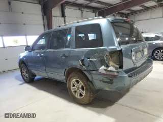 2005 Honda Pilot EX with VIN 5FNYF18425B059025, listed as a Copart auction lot 50590455 with 246,159 mi miles and Salvage Title. Bid and sale history available at carsss.com. Image 2.